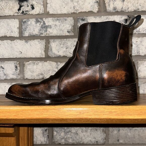 Dexter USA 11 Men’s Chelsea Genuine Leather Slip on Pull on Ankle Boots - Picture 6 of 12